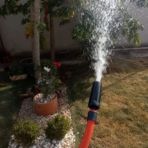 Mangueira Jardim Águas Claras Silicone Flex Laranja 1/2x2mm 40m